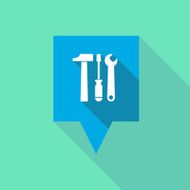 Tooltip icon with a tool set