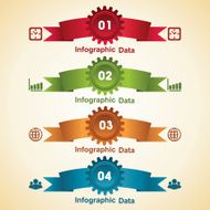 Creative gears Info-graphics options banner N29
