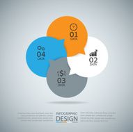 Abstract Infographic Modern Design Layout EPS10 Vector