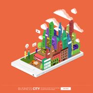 City on smartphone N8