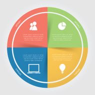 Infographic Color Circular Chart N2