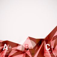 Geometric shapes in the air Vector abstract background N431