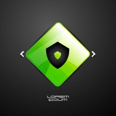 Square infographics business template