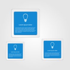 Vector abstract paper infographic