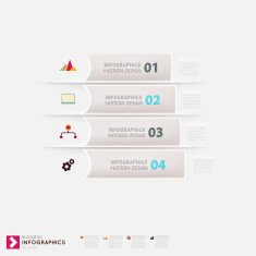 Set of business infographics N41