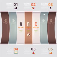 Set of business infographics N43