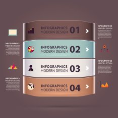Set of business infographics N45