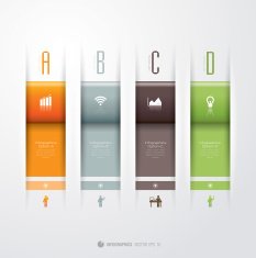 Infographics vector design template N308