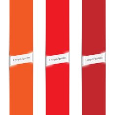 Modern origami style options banner N3