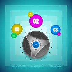 Abstract technology infographic background N2
