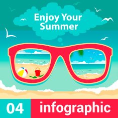 infographic concept summer N2