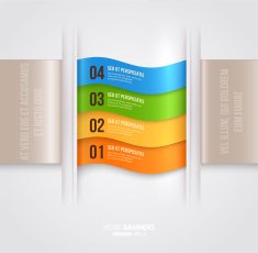 Abstract infographics design N55