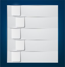 Blank paper infographic