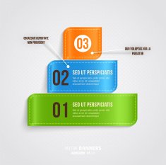 Abstract Paper infografics design N24