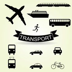 set of icons vehicles