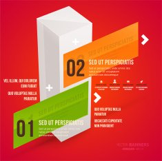 Abstract infografics design N44
