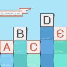 box background for choice-option infographics