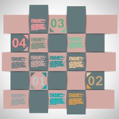 Paper strips for data presentation N2