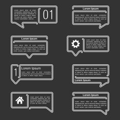 Line Speech Bubbles