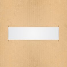 White paper label Vector illustration