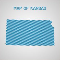 map of Kansas N6
