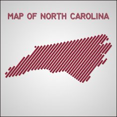 map of North Carolina N6