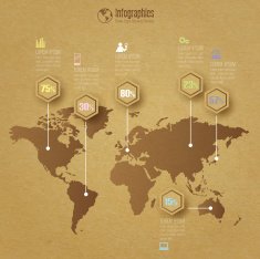 Infographics vector design template N312