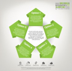 Minimal infographic template N36