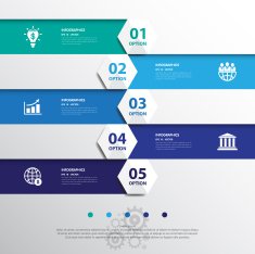 Design flat shadow arrow banners graphic or website Vector illu N3
