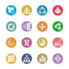 Business Chart Icon Set N3