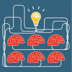 Brain and bulb light Concept of Idea N2