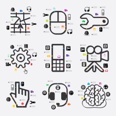 technology infographic N45