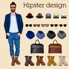 Hipster guy elements N2