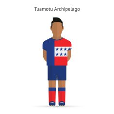 Tuamotu Archipelago football player Soccer uniform N2