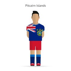 Pitcairn Islands football player Soccer uniform N2