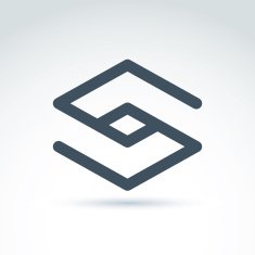 Vector abstract icon symbol N9