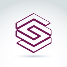 Abstract symbol vector graphic design element icon N8