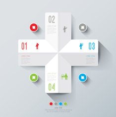 Infographics vector design template N313