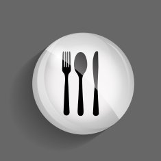 Food and Drink Glossy Icon Vector Illustration N9