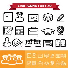Line icons set 30 N2