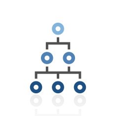 Organization Chart icon on a white background - Royal Series N5