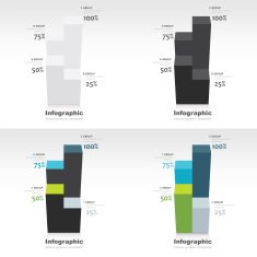 3d infographic template sets