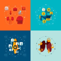 Medical flat infographic N78