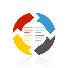 Chevron Chart icon on a white background N83