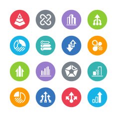 Infografic Elements icon - Circle N2