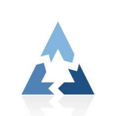 Chevron Chart icon on a white background N84