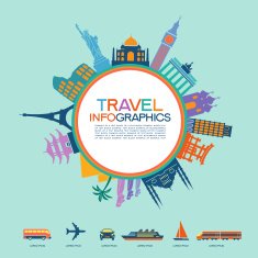 Travel Infographics elements N4