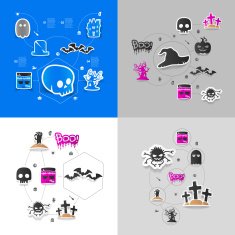 Halloween sticker concept N51