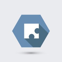 vector modern flat icon with long shadow N27