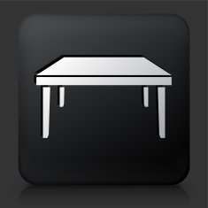 Black Square Button with Table
